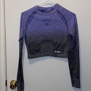 Gymshark ombre seamless crop